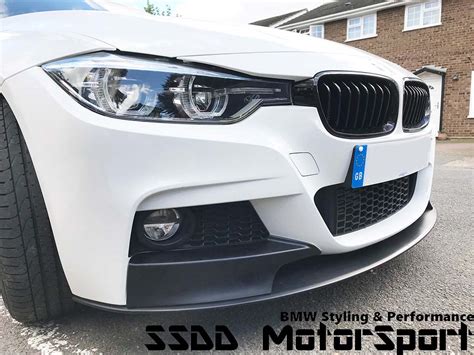 F30 F31 M Sport Performance Look Front Spoiler Set