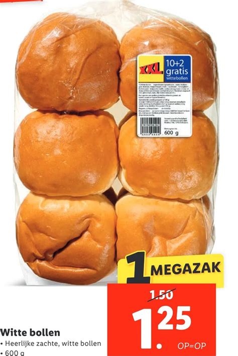 Witte Bollen Aanbieding Bij Lidl