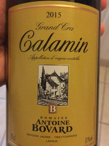 Domaine Antoine Bovard Calamin Grand Cru Vivino Brasil