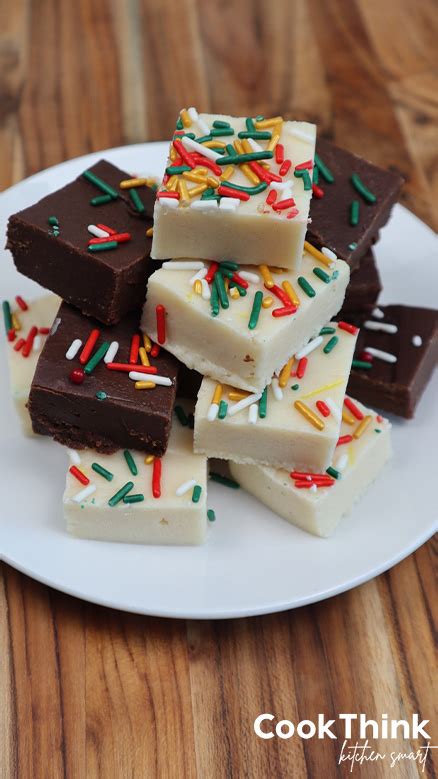 Easy Christmas Sugar Cookie Fudge Holiday Recipe Cookthink