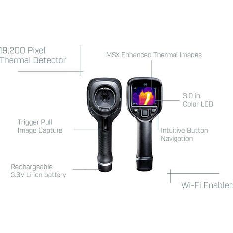 Caméra thermique FLIR E6xt 20 à 550 C 240 x 180 Pixel 9 Hz MSX