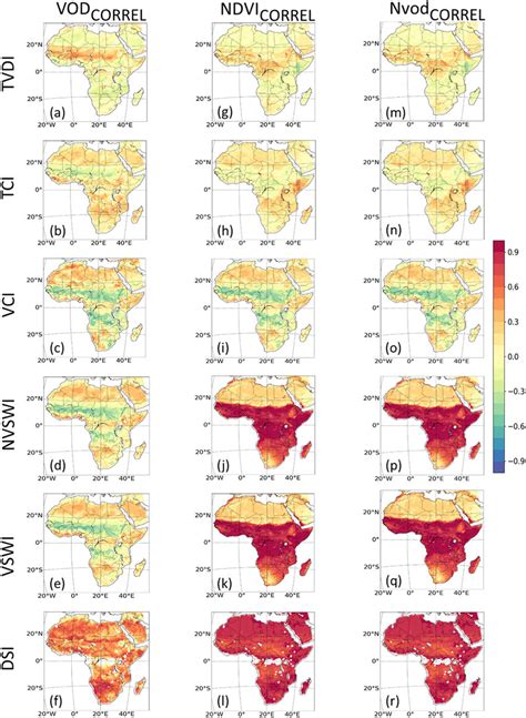 Same As Fig But For Remotely Sensed Derived Drought Indices Figures