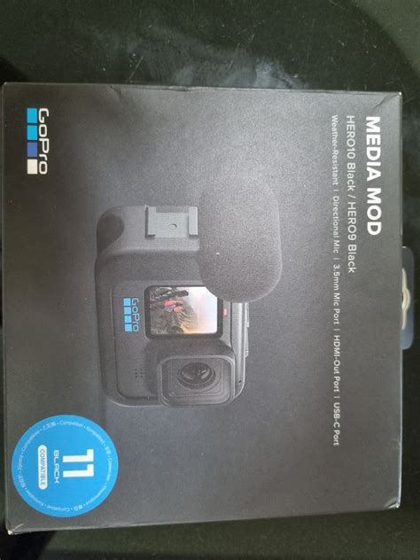 GoPro Media Mod Hero10 Hero 9 Black Casing Photography Photography