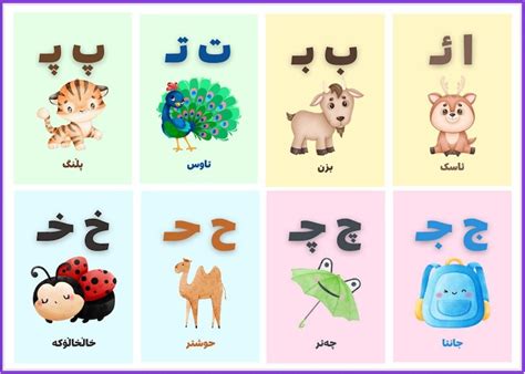 Kurdish Alphabet Flash Cards - Etsy