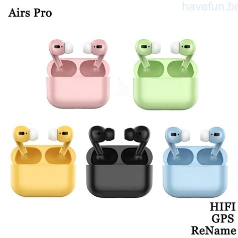 Fone De Ouvido Sem Fio Inpods Macaron Headset I Airpods Pro