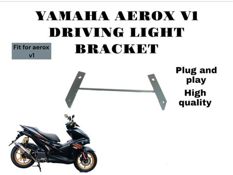 Mini Driving Light Bracket For Yamaha Aerox V1 High Quality Solid Bracket Makapal Made In