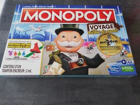 Monopoly Voyage Autour Du Monde Hasbro Beebs