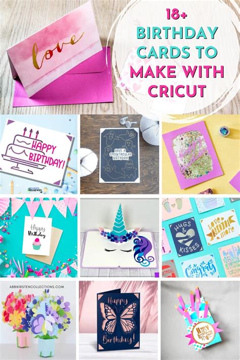 18 Cricut Birthday Card Ideas Free Card Svg Files Cricut Birthday