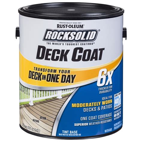 Rust Oleum Rocksolid Tint Base Deck Resurfacer