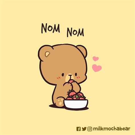 Milk And Mocha On Twitter Cute Bear Drawings Bear Drawing Cute Love