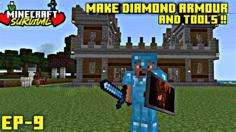 Make Diamond Armour And Tools Minecraft Pocket Edition Minecraft