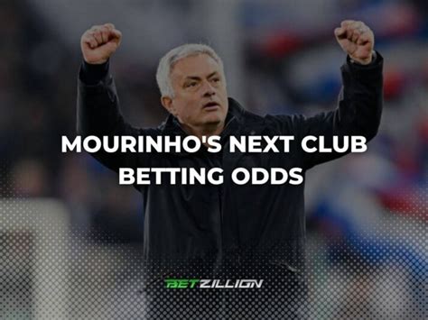 Next Club Odds For Jose Mourinho After The Roma Sacking January