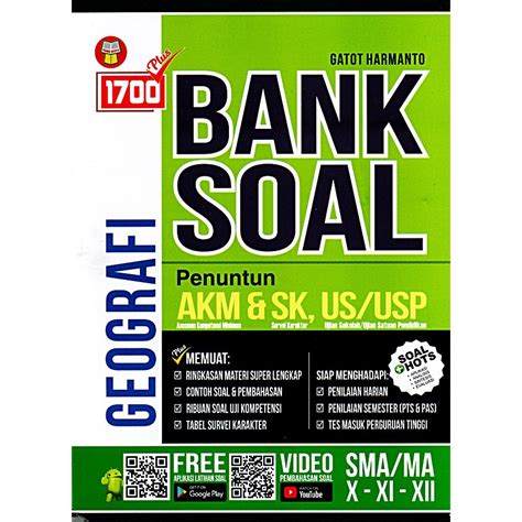 Jual Buku 1700 Plus Bank Soal Geografi SMA Penuntun AKM Dan SK Shopee