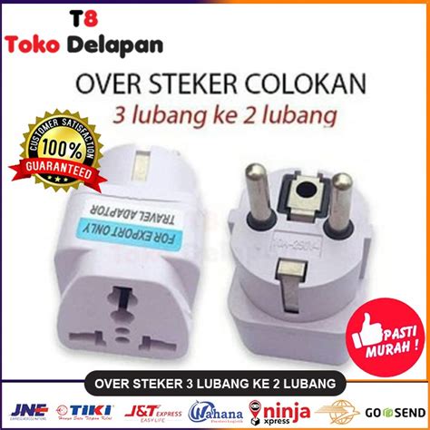 Jual Over Steker Colokan Listrik Kaki Ke Kaki Universal Travel