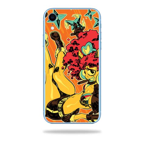 Skin Decal Wrap Compatible With Apple Iphone Xr Sticker Design Cyclops Girl