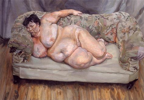 Lucian Freud Benefits Supervisor Sleeping 1995 R Museum