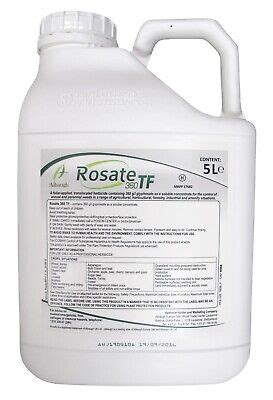 Rosate 360 TF Glyphosate Weedkiller 1 X 5 Litre Strong Professional