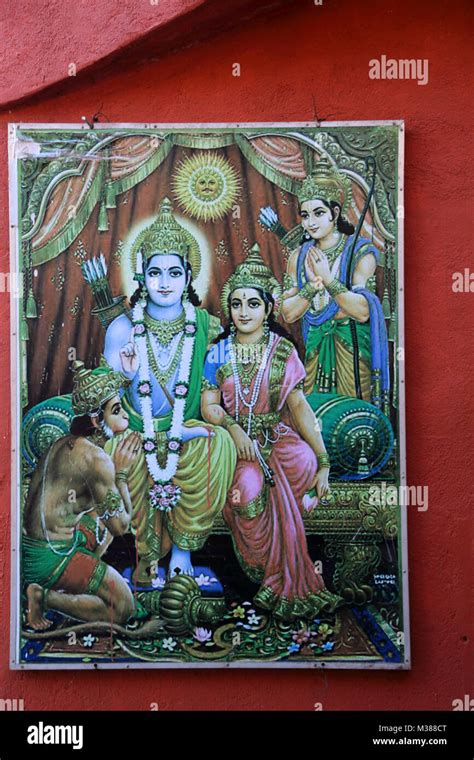rama sita hanuman laxman  res stock photography  images alamy