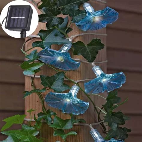 Guirnalda De Luces Led Solares Con Forma De Flor 33 Pies Cuotas