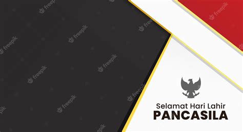 Premium Vector Happy Pancasila Day Selamat Hari Lahir Pancasila Means