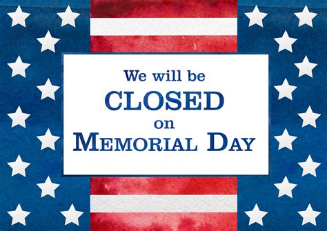 Memorial Day- Offices Closed | Hamilton Manufacturing Corp.