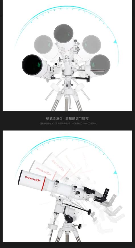 Maxvision Profession Eq Mm Refractor Telescopio Astron Mico