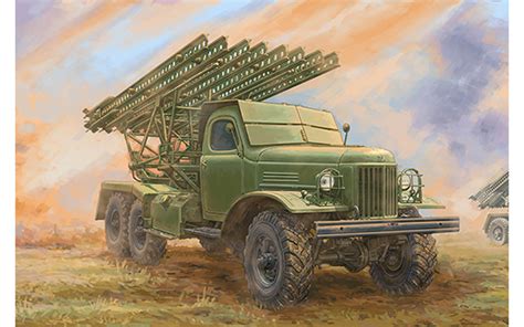 Soviet 2B7 Multiple Rocket Launcher BM-13 NM - Trumpeter 01075 ...