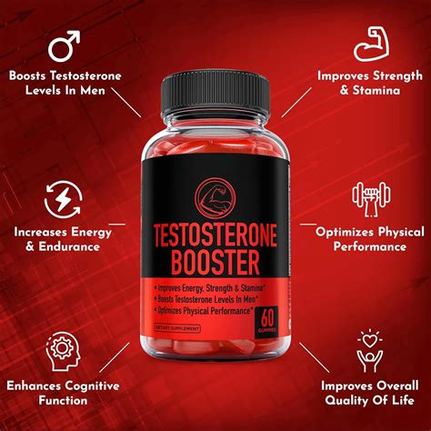 Testosterone Booster For Men Gummies Enhances Strength Stamina