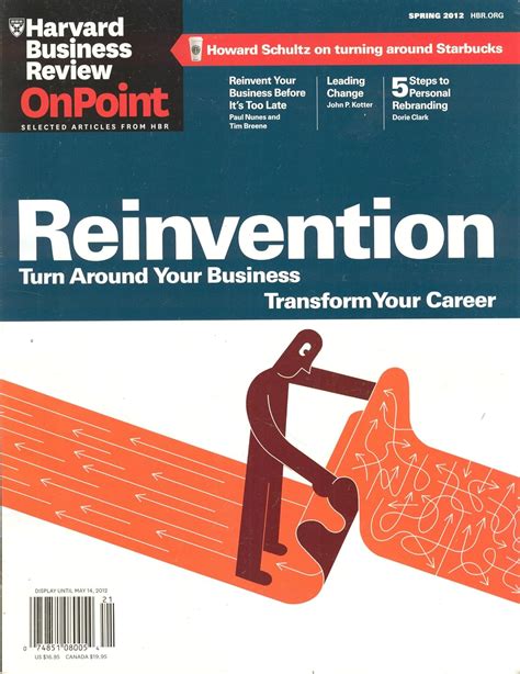 Harvard Business Review Onpoint Spring Reinvention Adi Ignatius