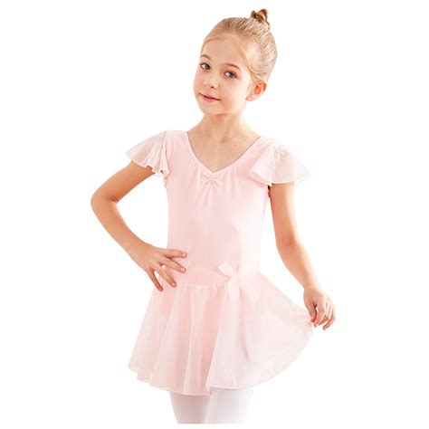 WREESH Children's Summer Dance Baby Clothes Baby Girls Ballet Leotards Gymnastics Leotards ...