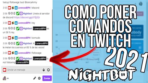 Como Poner Comandos Divertidos Para Twitch Amor Followage Memide Etc