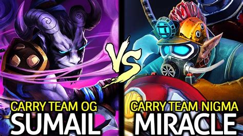 MIRACLE Gyrocopter Carry Nigma VS SUMAIL Riki Carry OG Epic Battle 7 24