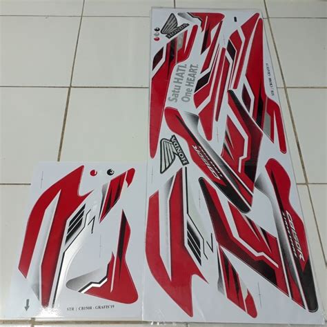 Jual Striping Motor Sticker Variasi Honda Cb150R Lama Old 2013 2014