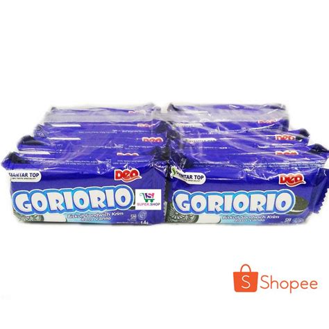 Jual Goriorio Biskuit Sandwich Krim Rasa Vanila Cokelat Isi Pcs