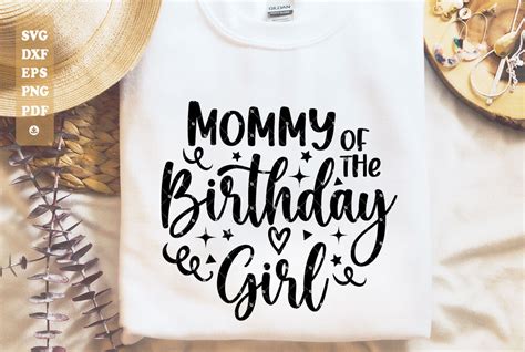 Mom Of The Birthday Girl Svg Graphic By Easyconceptsvg · Creative Fabrica