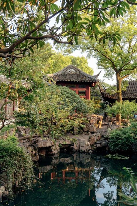 Suzhou Garden, Traditional Architecture Stock Image - Image of history ...