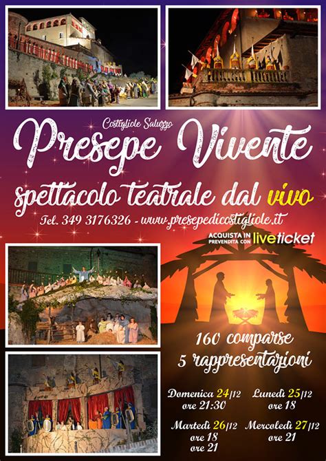 Biglietti Per Presepe Vivente Costigliole Saluzzo