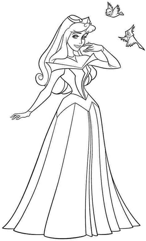 Disney Princess Aurora Coloring Pages