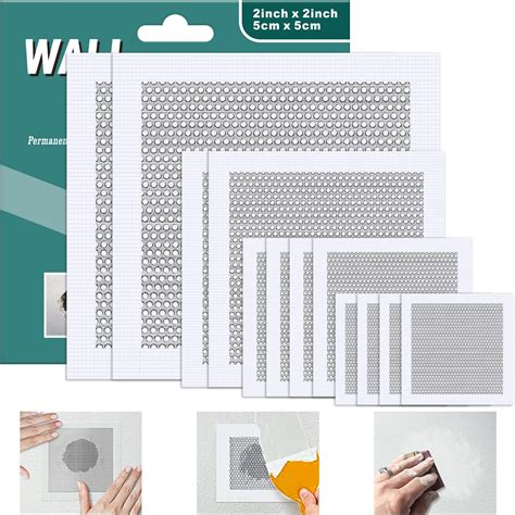 12pcs Drywall Patch Kit Contains 2468 Inches Self Adhesive