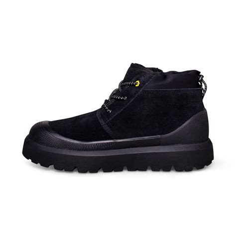 UGG Neumel Weather Hybrid Black / Black Boots - All Gender – MyCozyBoots