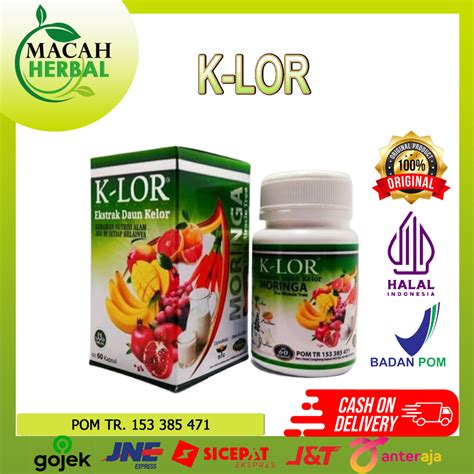 Jual Macah Herbal Kapsul Klor Ekstrak Daun Kelor Moringa Darusyifa