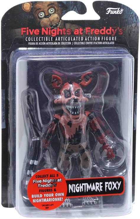 Fnaf 11846 Nightmare Foxy Action Figure Uk Toys And Games