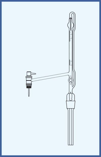 Autonatic Burettes According To Pellet With Lateral Stopcock Lateral