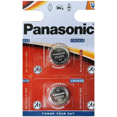 Panasonic CR2032 3V Battery (lot of 2)