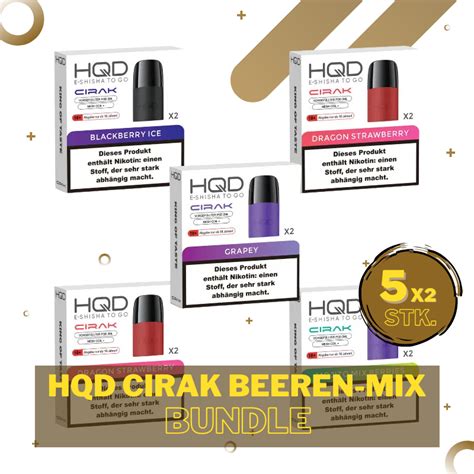 Hqd Cirak Pod Beerenmix Bundle Mehrweg E Zigarette Mit Nikotin