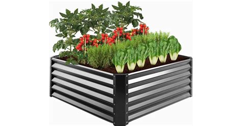 Best Choice Products Raised Garden 4ftx4ftx1 5ft Planter Box Price