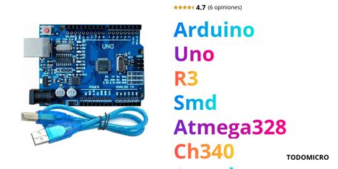 Arduino Uno R3 Smd Atmega328 Ch340 Atmel Robotica Garantia