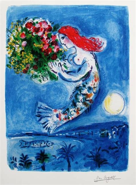 Marc Chagall Bay Of Angels