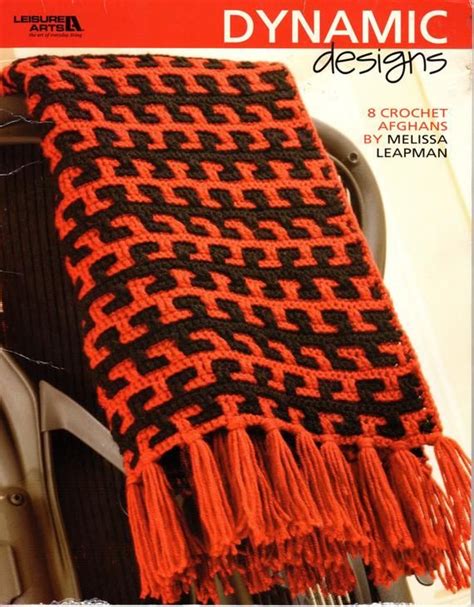 Dynamic Designs 8 Crochet Afghans By Melissa Leapman Etsy Crochet