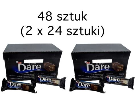 48 X ETI Dare Dark Wafel Baton Czekoladowym Kremem Warszawa Kup